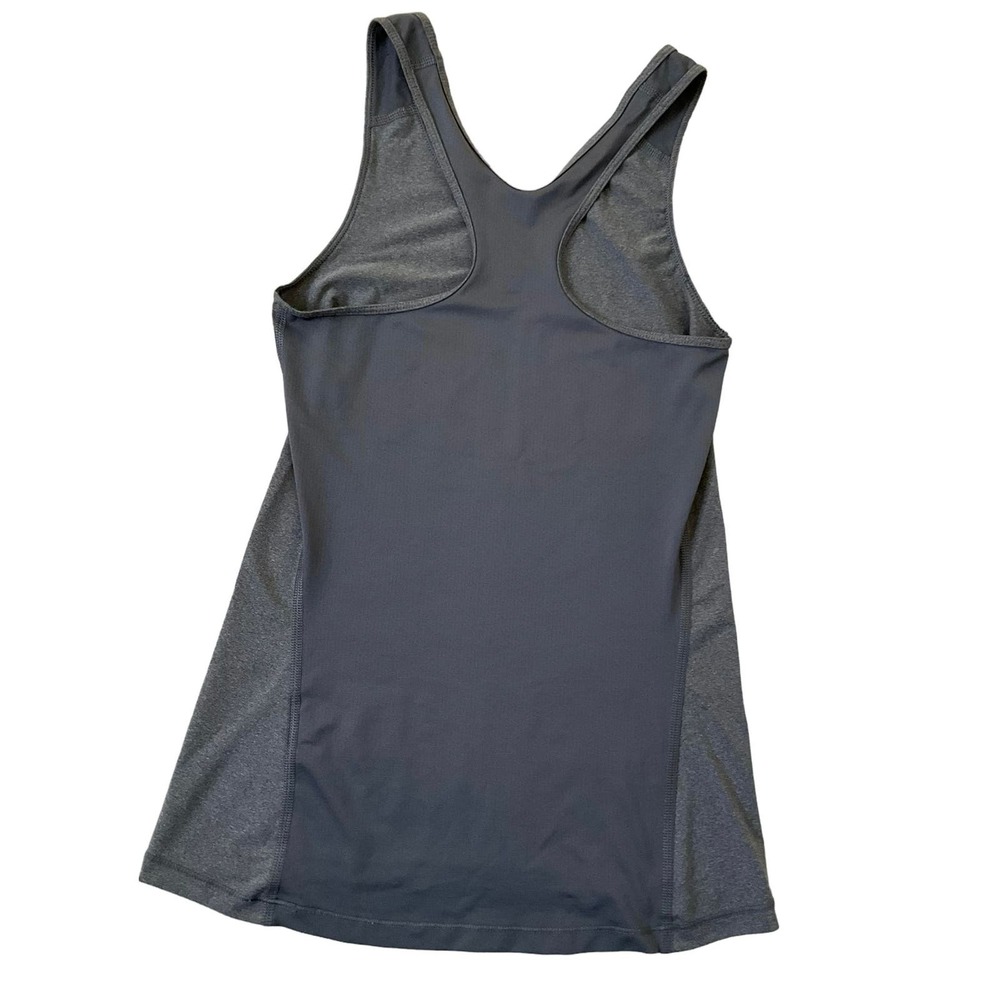 Nike Dri Fit Women Size Small Gray Racerback Activewear Shirt (36-46) - Picture 2 of 6